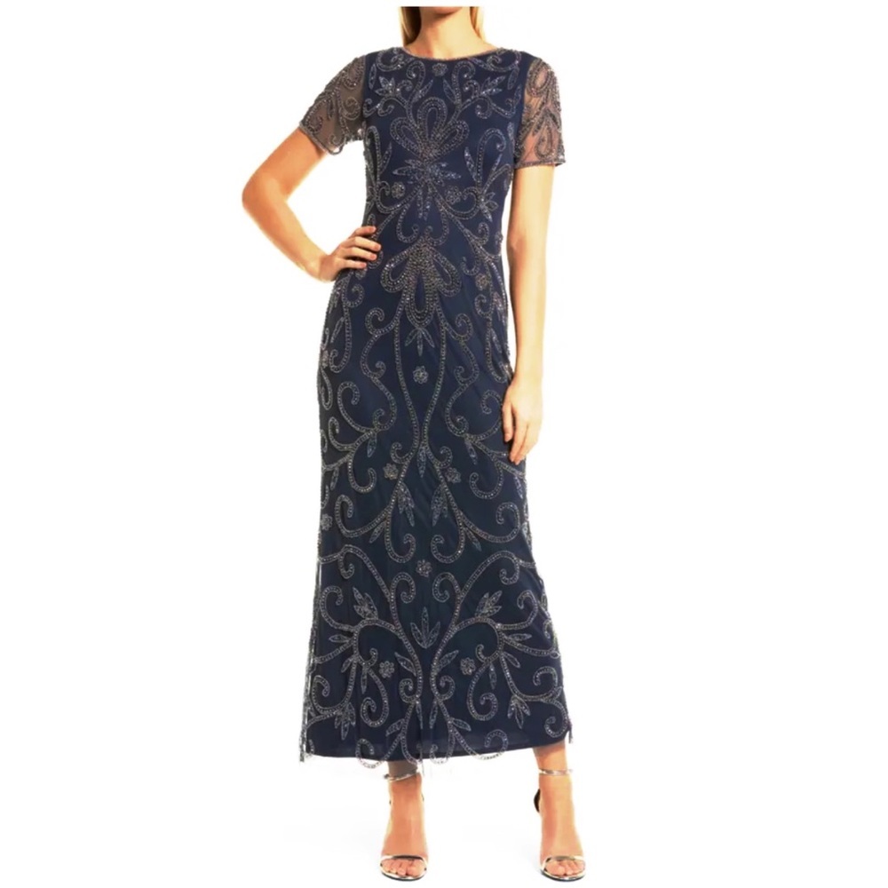 PISARRO Nights Beaded Illusion Gown 🌺IN STORES🌺